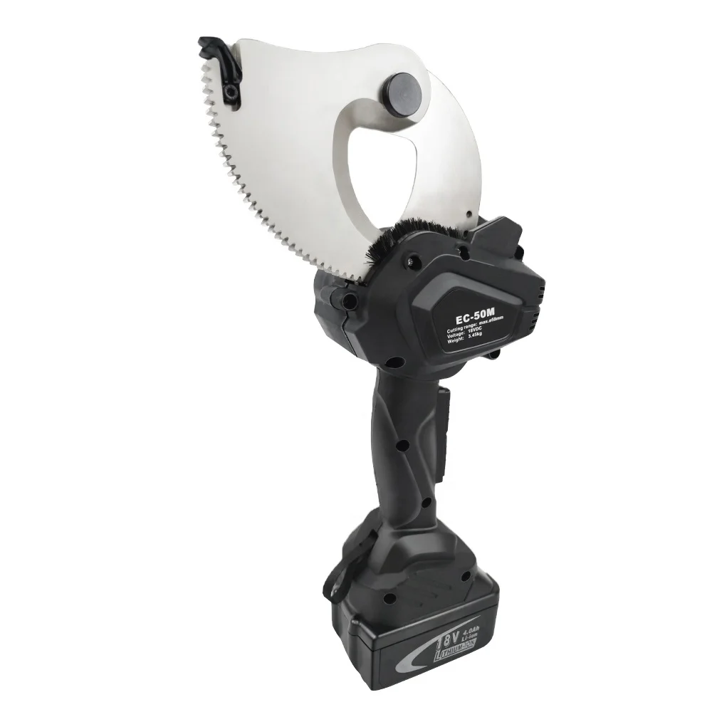 EC-50M Battery Powered Electric Ratchet Cable Cutter for Armored Cable ACSR