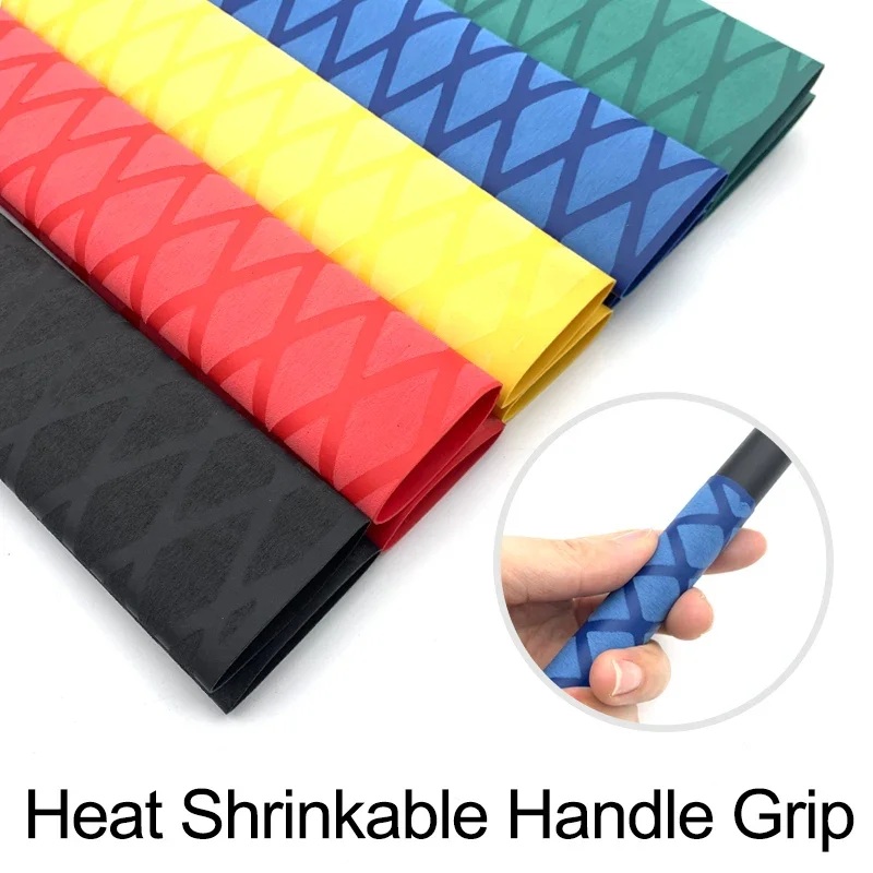 Dia 15 18 20 22 25 28 30 35 40 45 50mm Non Slip Heat Shrink Tube Fishing Rod Wrap Handle Insulated Protect Waterproof Cover Tube