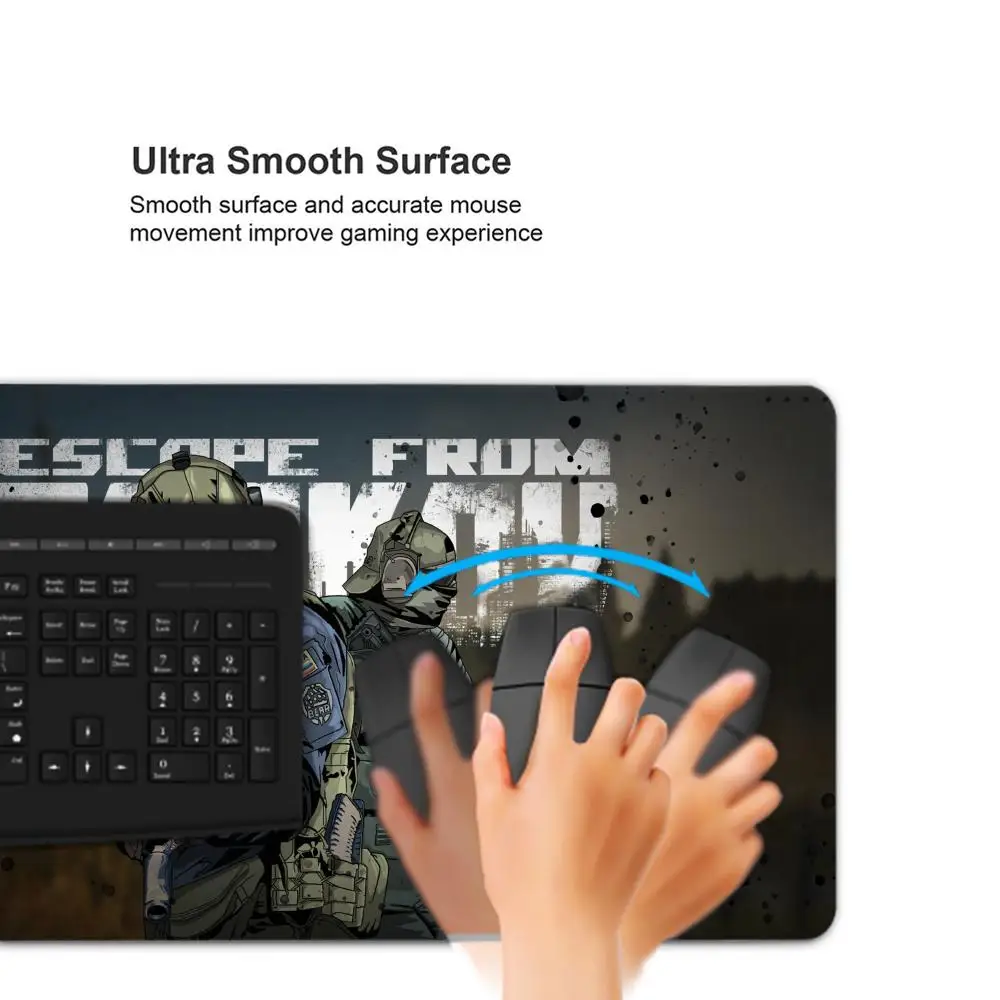 الهروب من Tarkov Mousepad Gamer Deskmat ماوس الوسادة 900x400 ملحقات سطح المكتب Xxl الألعاب أنيمي تمديد مكتب الكمبيوتر كبير Mause