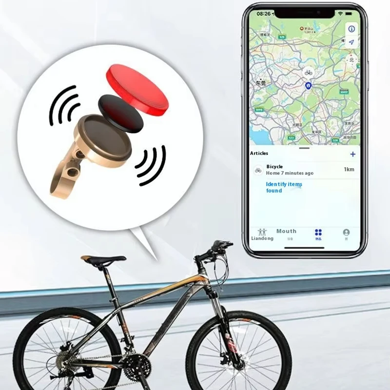 Bike Smart Tail Light Bluetooth Tracker Anti-Theft GPS Locator Rear Lamp MTB Road Bicycle Warning Light Rechargeable USB