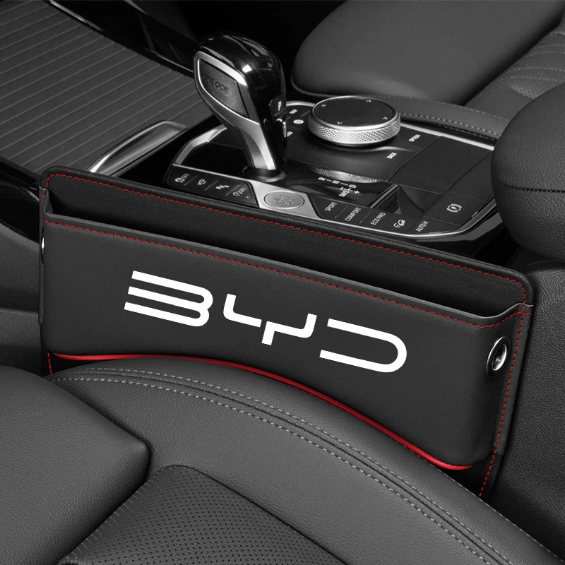 

Nappa Leather Car Seat Gap Bag Case Storage Bag for BYD Qin Plusdmi Atto 3 Han EV Dolphin New Soft TPU Car ATTO 3 Yuan Plus
