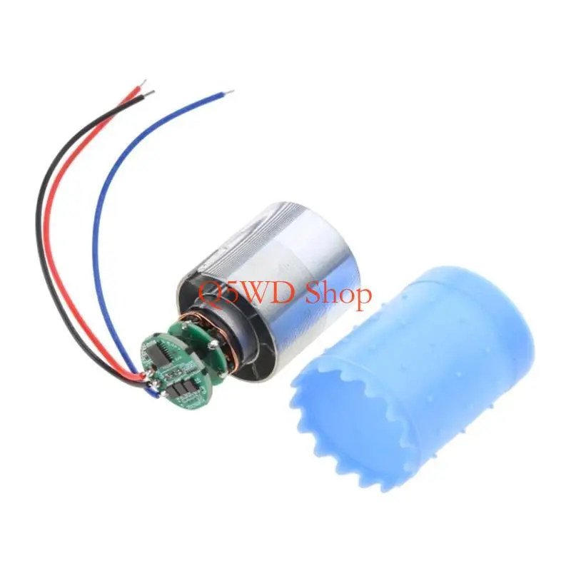 Q5WD Upgraded 12V Brushless Motor 80kRPM 4.5A Speed Metal Motor Efficient Cooling Solution Simple Operate for Bladeless Fan