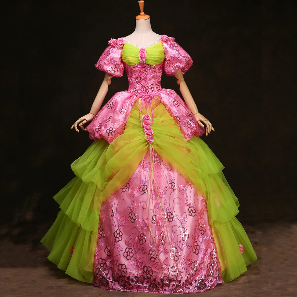 Abiti da sera abiti da ballo vittoriani di fascia alta personalizzati Abiti da festa di ballo di Maria storica di sfilata teatrale di corte medievale