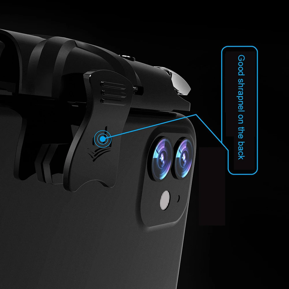 وحدة تحكم ألعاب G5 للهاتف المحمول لـ PUBG Gaming Trigger Shooter Aim Fire Button عصا تحكم قابلة للسحب لهواتف Android iOS #4