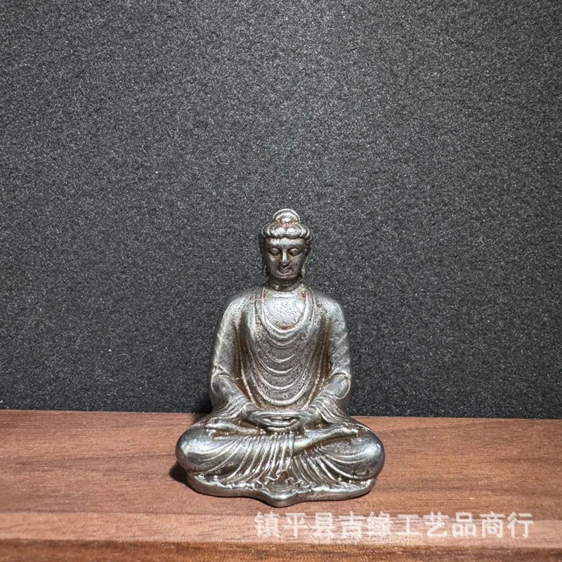 

Tibetan Iron Buddha Small Portable Pocket Buddha Tantric Buddha Statue Antique Small Buddha