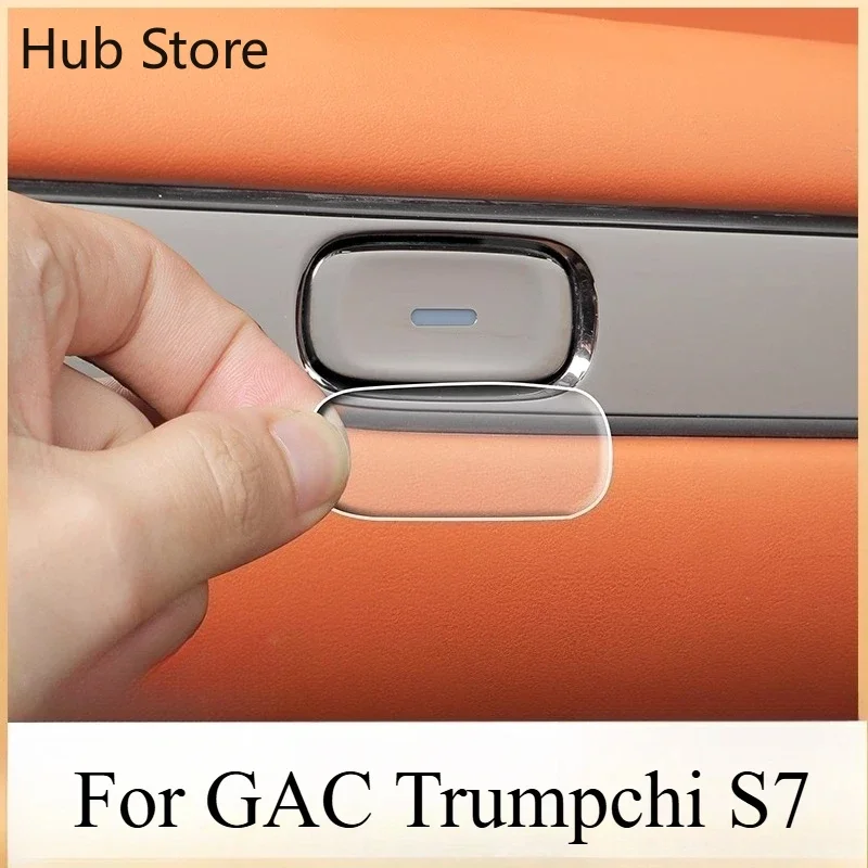 For GAC Trumpchi S7 Special Door Switch Prompt Sticker Electronic Button Warning Film Car Interior Accessories Automobiles