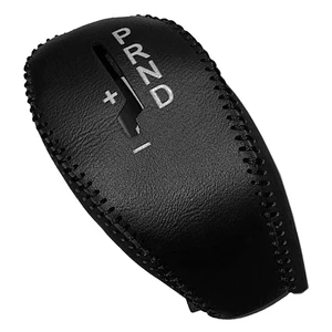 غطاء مقبض ناقل الحركة من الجلد الأسود ، خياطة يدوية ، تقليم ، مناسب لفولفو S60 ، XC60 ، V40 ، V60 ، 2014 ، 2015 ، 2016 ، 2017 أفضل 10 مبيعات ذراع تروس فولفو V40 - رقم 7