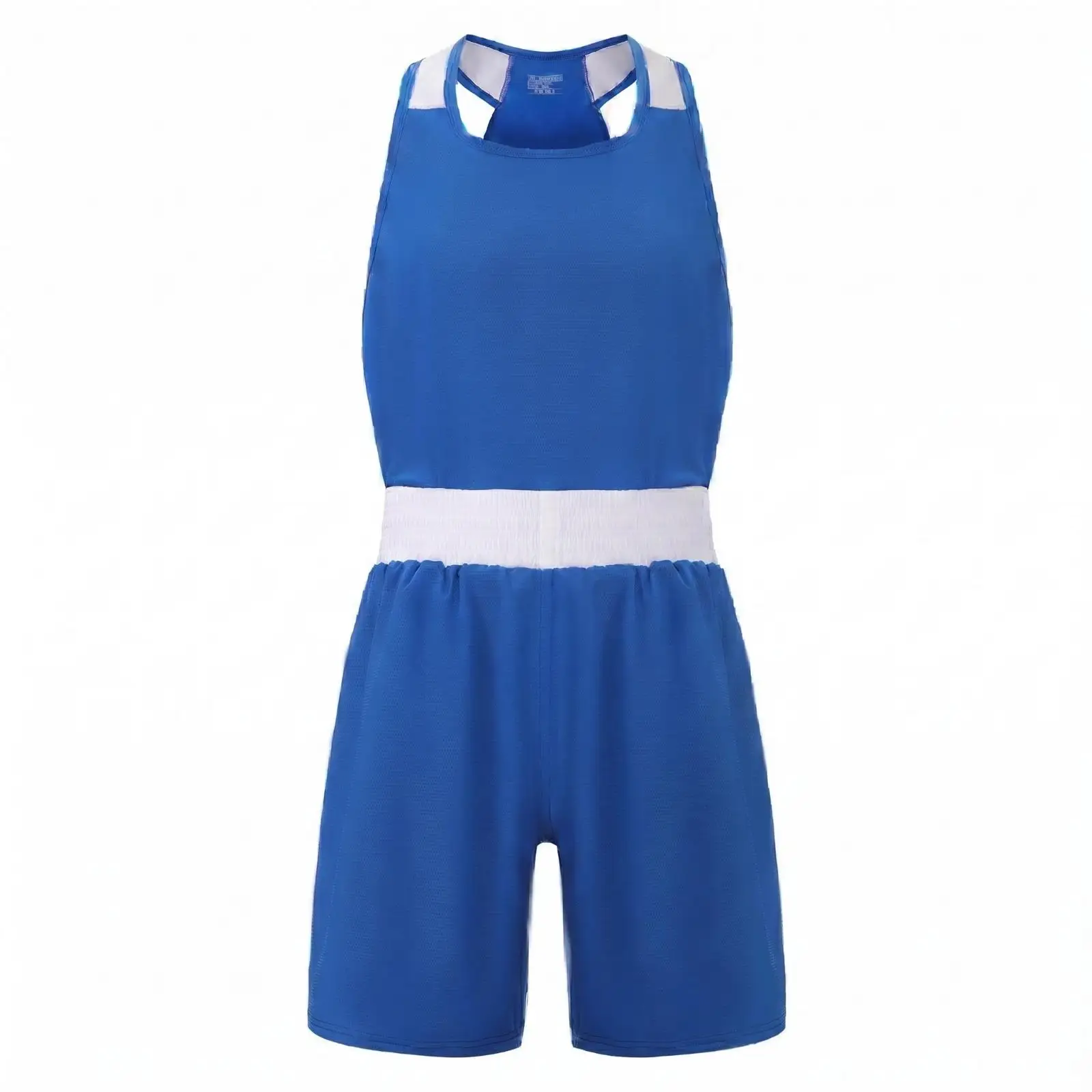 Training Combat Suit for Boxing Kids Adults Pro Match MMA Muay Thai Fighting Sportswear Set with Racerback Tank and Shorts