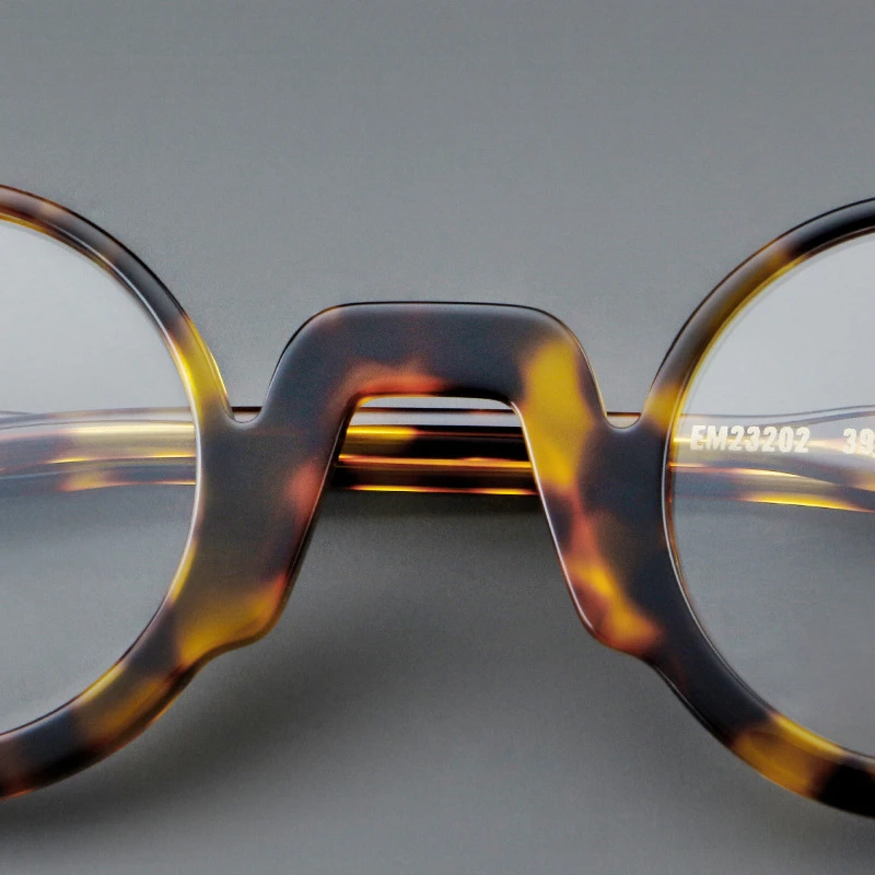 Японские дизайнерские ретро-очки в стиле хип-хоп для мужчин, маленькая полукруглая ацетатная оправа, градиентные линзы для чтения и компьютера с антибликовым покрытием