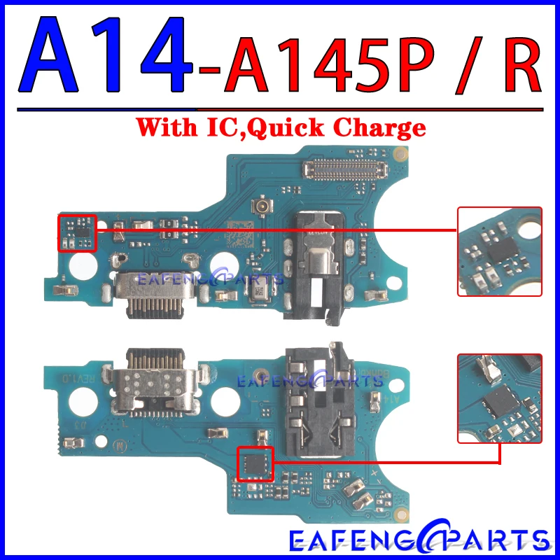 Usb Dock Charger Port for Samsung Galaxy A04 A04E A04S A14 A24 A34 A54 A05 A05S A15 A25 A35 A55 4G 5G Charging Board Module