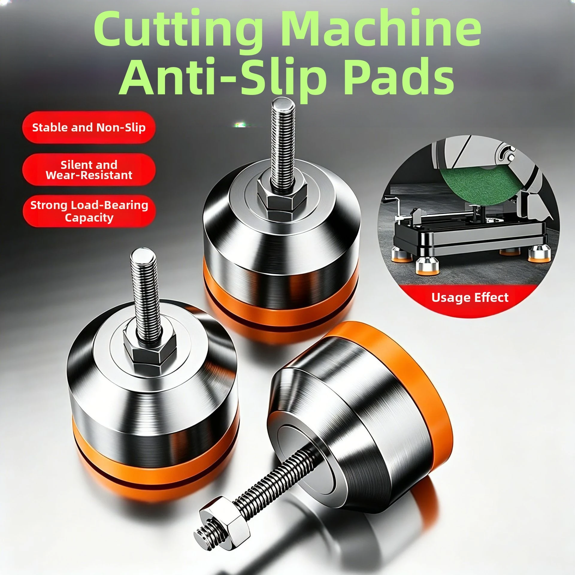 Adjustable Machine Leveling Feet Anti-Slip TPU Base Leveling Mounts Shock Absorbing Screw Leveling Feet Printer Stabilization