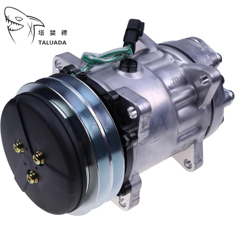 A/C Compressor For EC150 EC210 EC240 EC290 EC360B Wheel Loader Excavator Engine  Air Conditioning Pump HOTSALE