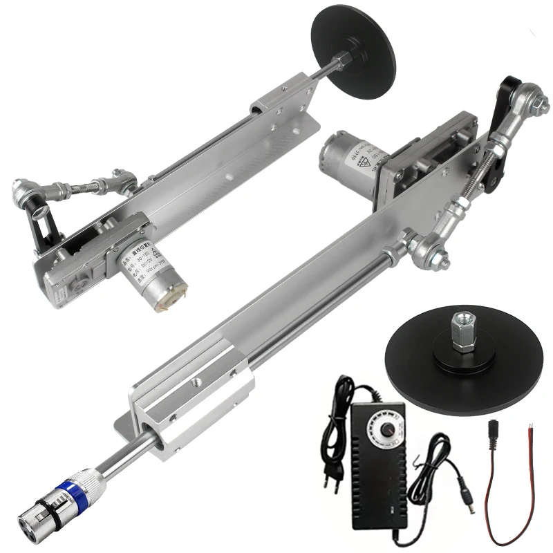 

Telescopic Linear Actuator Motor with Suction Cup 3XLR Connector DC 24V 6-20CM/3-15CM/2-8CM Stroke Adjustable 100V-240V