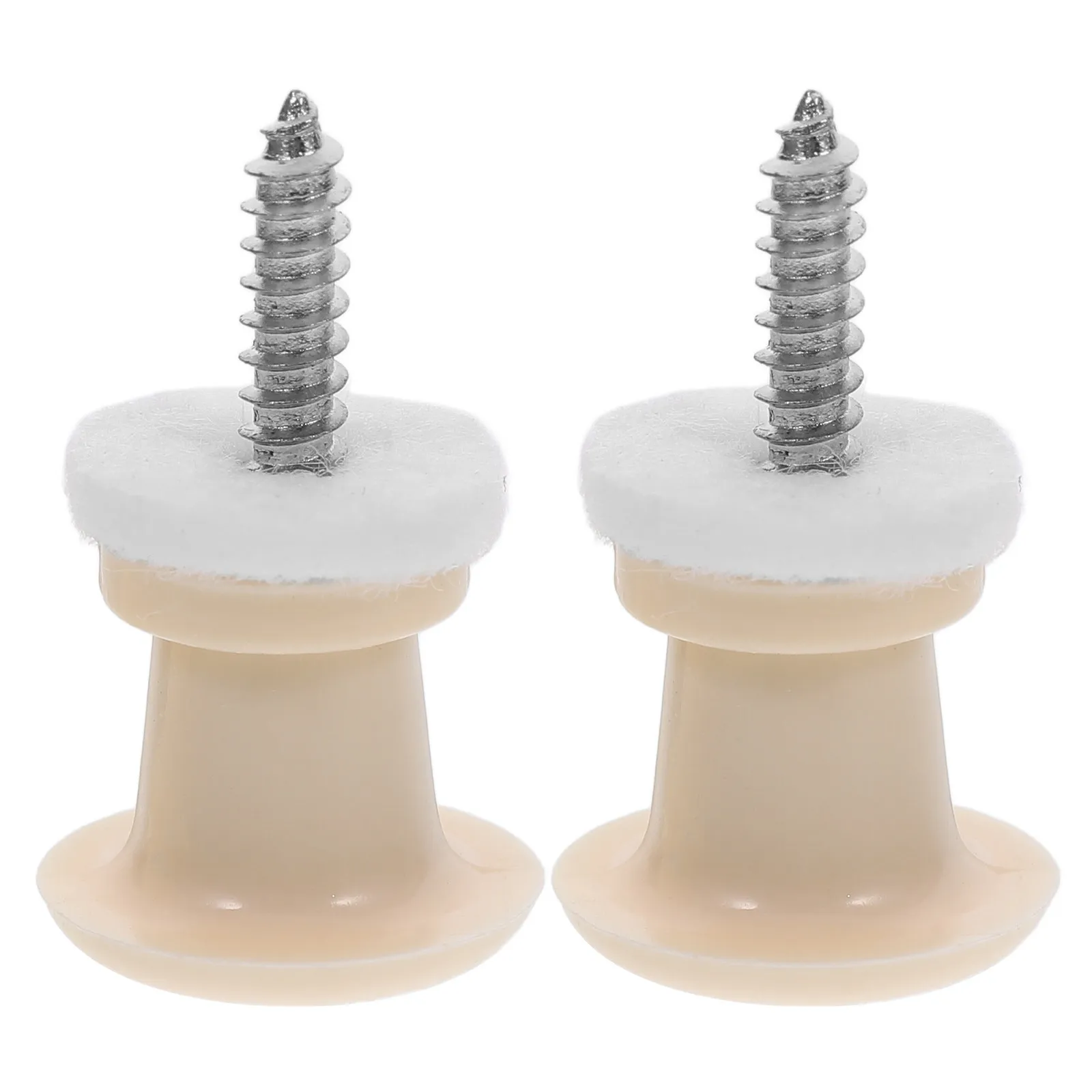 2Pcs Professional Grade Plastic Guitar Strap Locks Mushroom Head for Electric Bass Acoustic Replacement Parts Easy Install Long