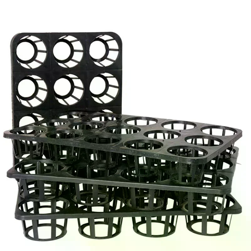 Nursery Pots Plastic Round Flower Pot Cell Seedling Starter Tray Seed Planter