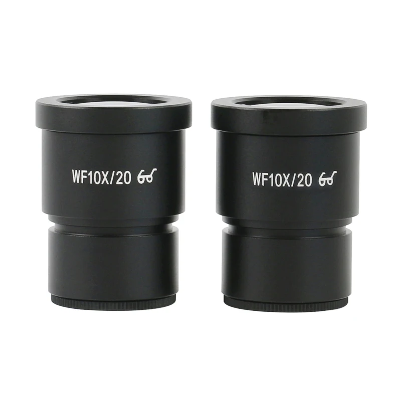 2PCS WF5X WF10X WF15X WF20X WF30X Wide Field Eyepiece For Binocular Trinocular Stereo Microscope 30MM Installation Interface