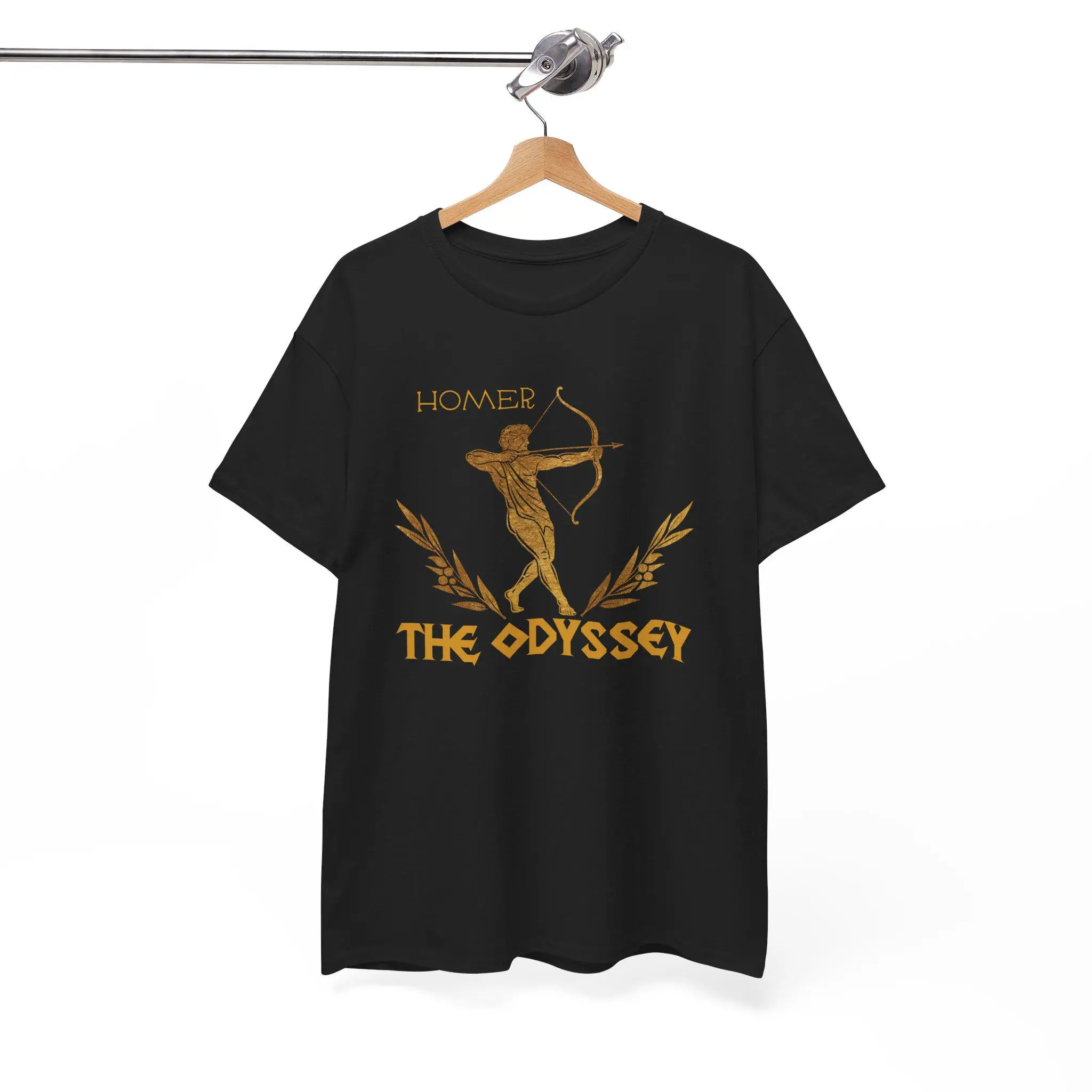 Le T-shirt Odyssey |   Chemise avec motif de poème épique d'Homère, t-shirt sur le thème de la mythologie grecque antique