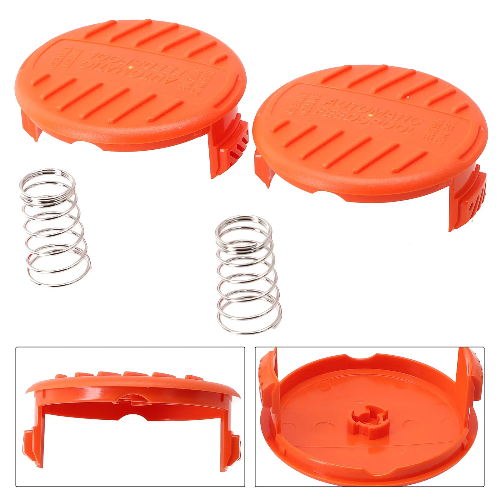 2022 Brand New Garden Spool Cap Trimmer Spare Parts Color As Pictures No Tools Needed To Install Protects Line