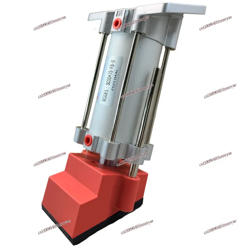 Slotting machine, punching machine, wooden plate oblique pressing foot, clamp