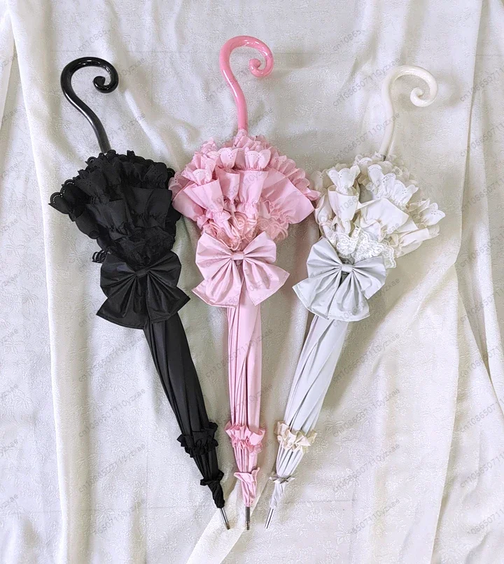 

Элегантный кружевной свадебный зонт-парасоль — винтажный зонт во французском стиле для фотосессий и защиты от солнца