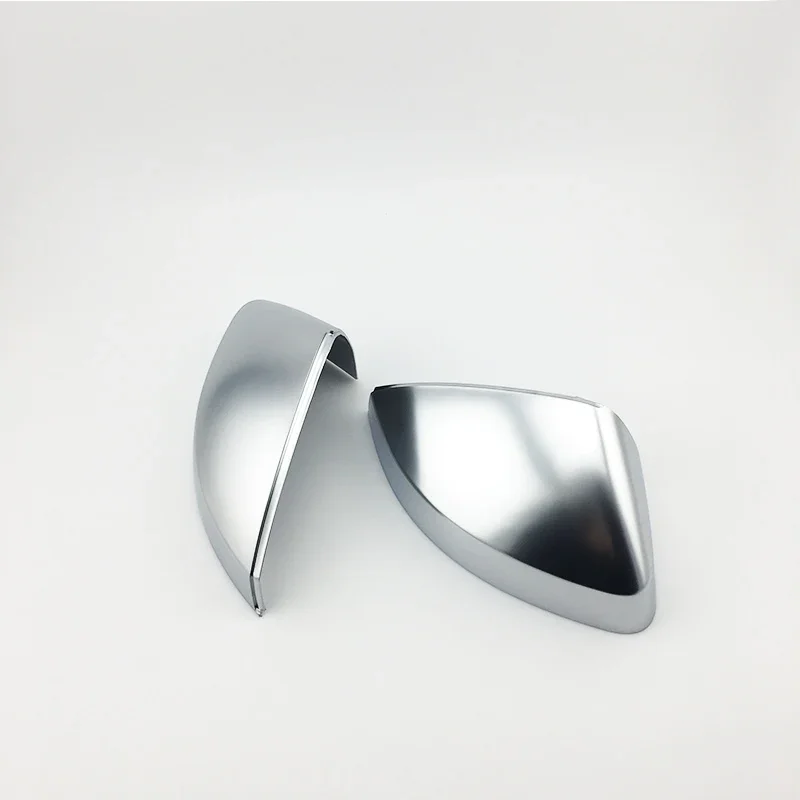 Matte Chrome Mirror Covers for Audi A3 2014-2018 Side Door Mirror Caps Replacement S3 2015-2018 Rearview Housing OEM Fitment