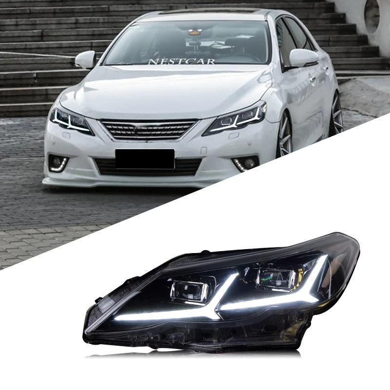 

Suitable for 10-12 new Ruizhi headlight assembly modified LED headlights aircraft daytime running lights streamer turn signals