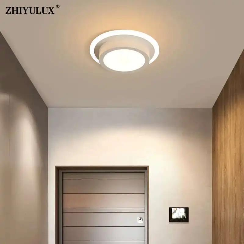 Simple Round Square Triangle New Modern LED Ceiling Lights Living Study Room Bedroom Flats Aisle Corridor Lamps Indoor Lighting