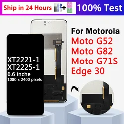 Test 6.6“ For Motorola Moto G71s G52 G82 LCD Display Screen Sensor Panel Digitizer Assembly For Moto Edge30 Display