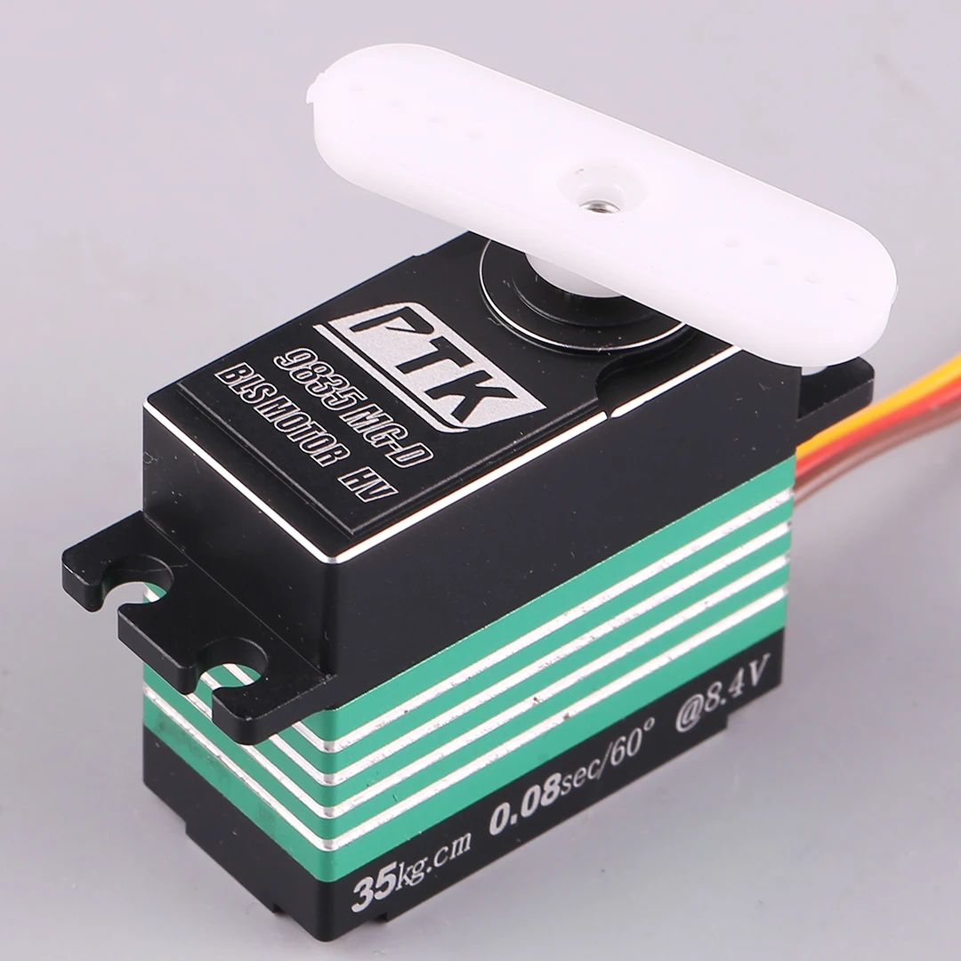 PTK 9835 MG-D Brushless Standard Servo for RC Car High Voltage All Metal Gear Large Torque 36kg Model view 5