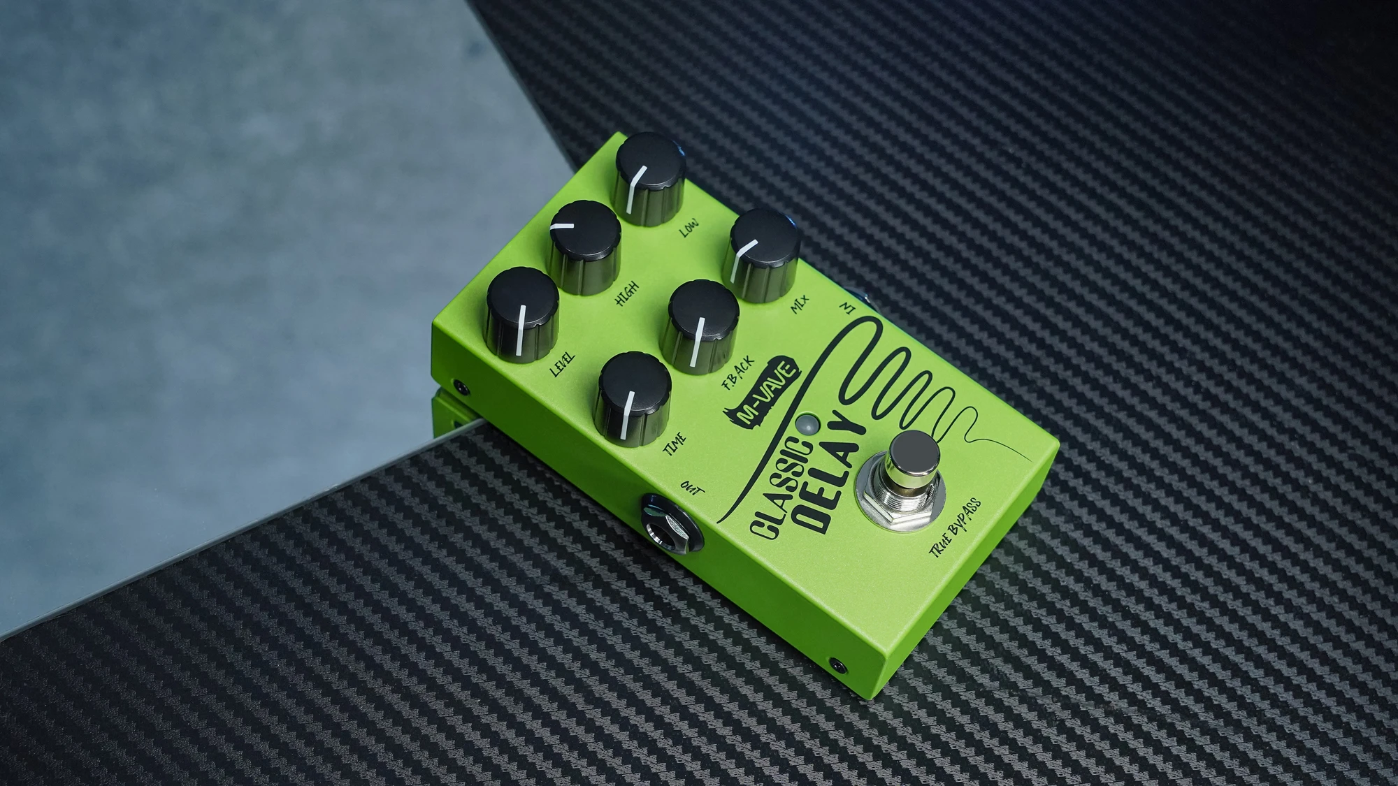 New 2024 M-vave Classic Delay Effect Pedal for Guitarists with 600ms Delay Time，Revolutionize Your Guitar Sound