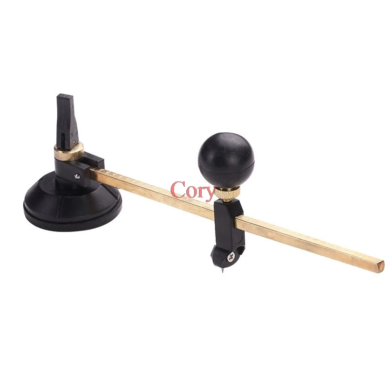 

1PC Adjustable Compasses Type Glass Circle Circular Cutter 40cm Max. Round Dia for both hobbyists and professional glass cutters