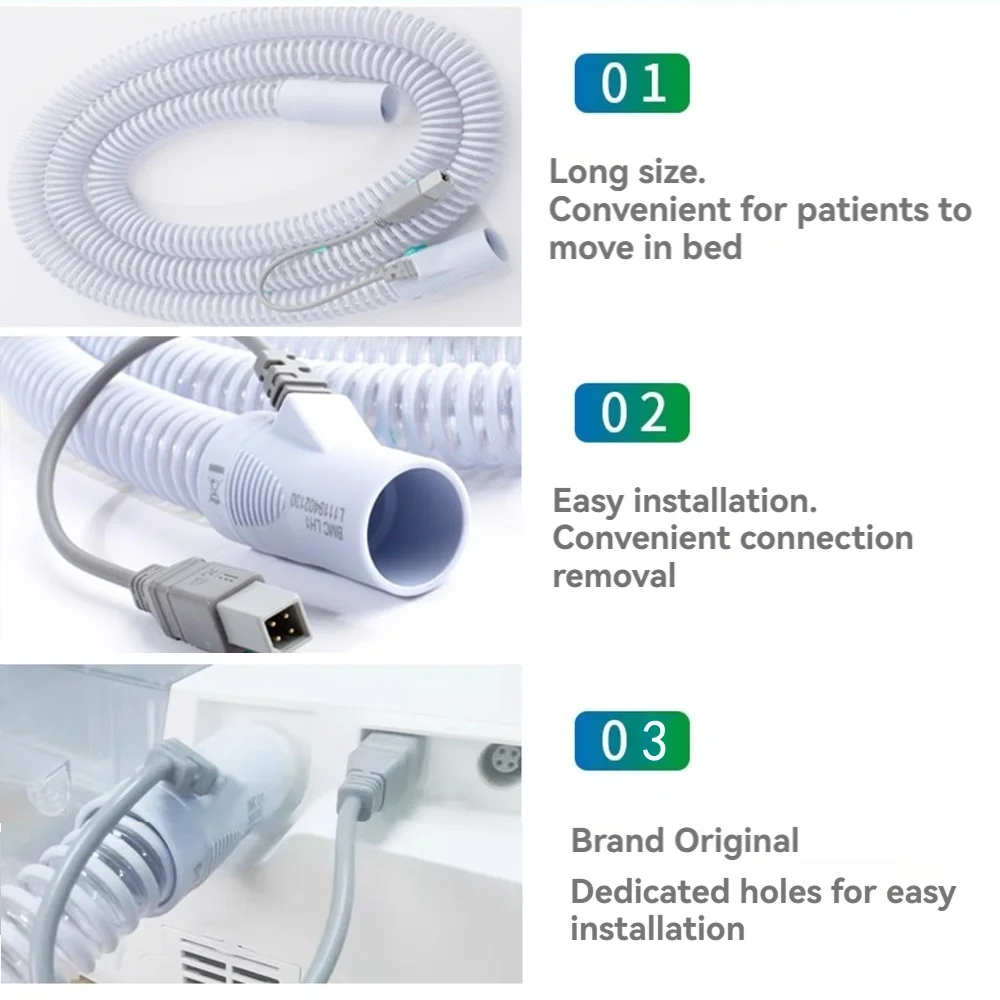 BMC G3 CPAP Heated Tubing Thermostatic Tube Reduce Condensation In The Pipe Heating Hose Air CPAP Accessories For CPAP BiPAP