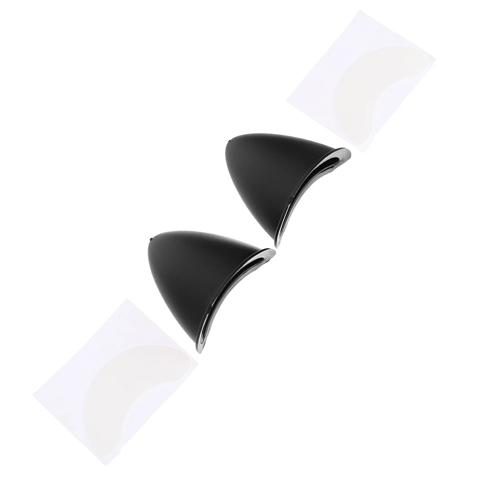 

2Pcs Cat Ear Decor Playful Motorcycle Decoration Cute Cat Ear Ornaments Double-Sided Sticker Tpu Durable Material