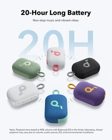 Bluetooth-колонка Soundcore Select 4 Go, ультрапортативная, до 20 часов воспроизведения, водонепроницаемая и пылезащитная по стандарту IP67, плавучая ферромагнитные динамики отзывы - №6