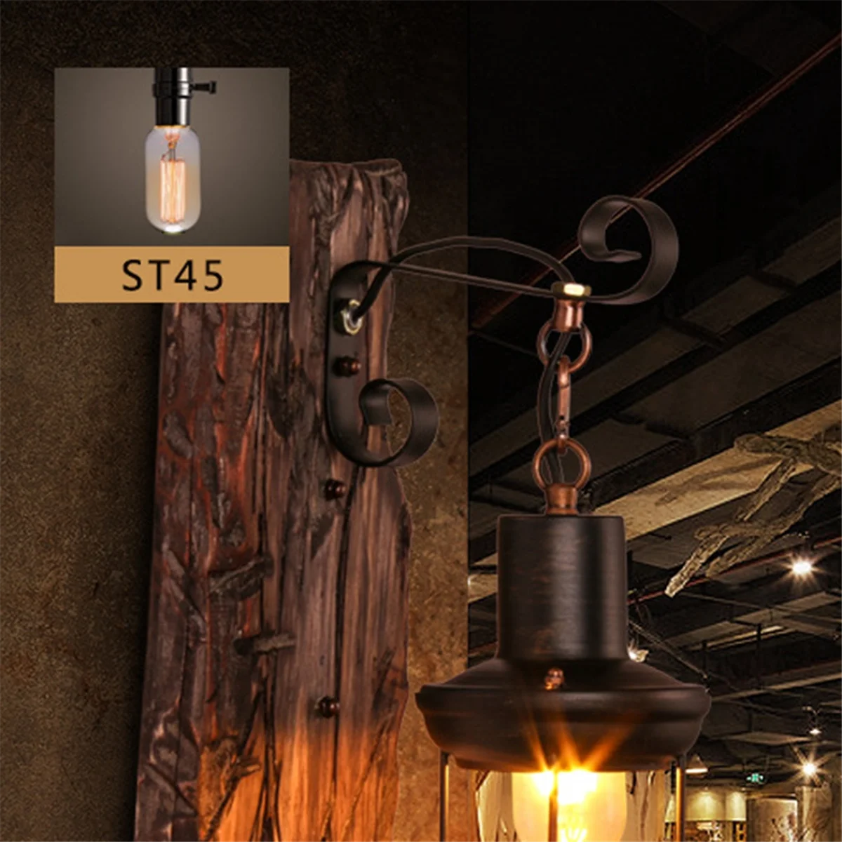 

A97G Ретро настенный светильник для бара, ресторана, подвесной кофейный ретро индустриальный стиль, настенный светильник, фоновые настенные светильники