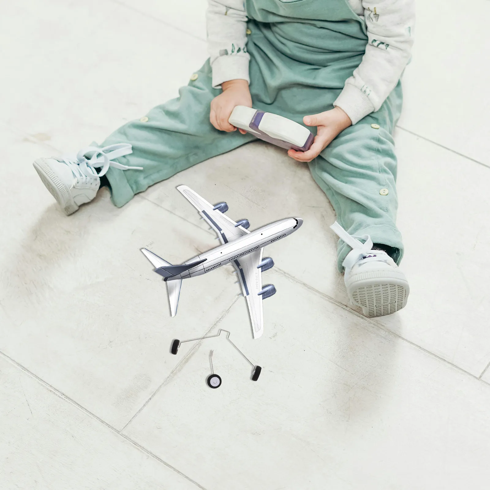 1Set Rc Airplane Landing Gear Fixed Wing Aircraft Accessories Landing Gear Replacement Parts for F949 F949s Rc Plane - view 5