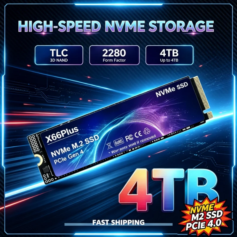 M.2 Nvme 4Tb Pcie 4.0 Ssd - Dysk SSD M.2, 1 TB, 2