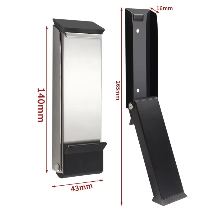 Door Stopper Stainless Steel Strong Suction Wall Protector Pedal Kick Down Door Stop Anti Collision Floor Holder for Home Hotel image 3