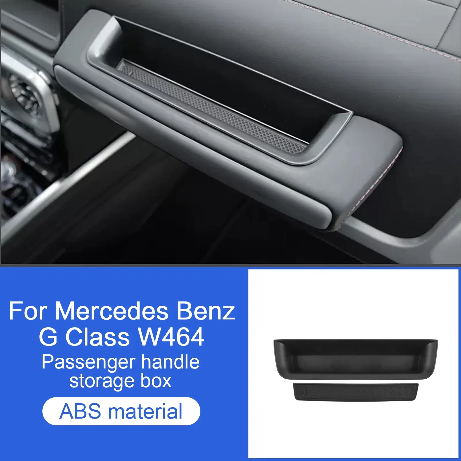 

For Mercedes Benz G Class W464 W463A G350 G500 G63 Accessories Auto Storage Box Right Side Storage Box ABS Armrest Organizer