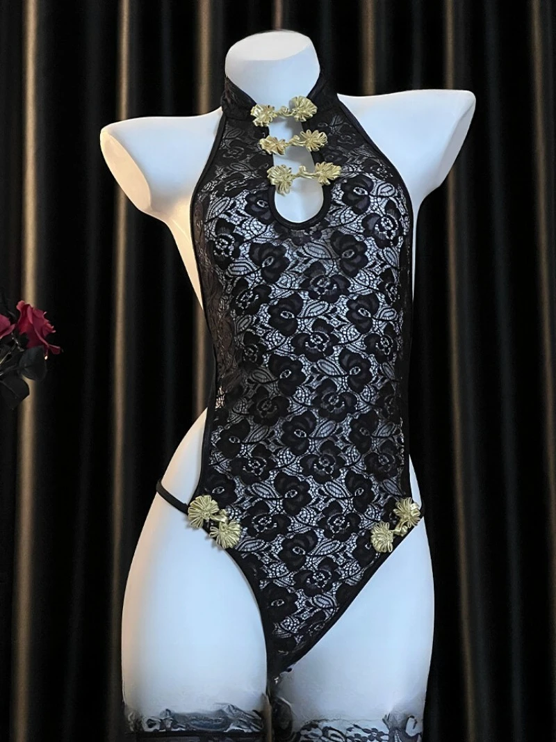 

Китайская классическая сексуальная цельная униформа Cheongsam в стиле зрелой женщины, дизайн для похудения и формирования, выдолбленная спина, соблазнительная