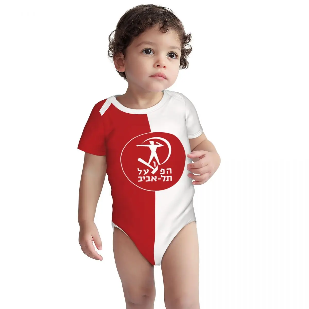 Hapoel Tel Aviv Basketball Baby Bodysuit Unisex Shirt Cotton Newborn Onesie Boy Girl Undershirt Outfit Baby Romper