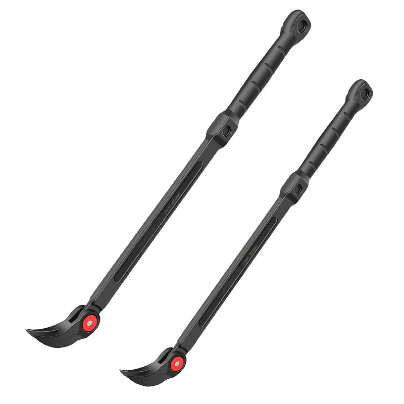 High Hardness Tire Scraping Tool Ratchet Pry Bar for Automotive Repair Portable Crowbar Cement Steel Nail Removal Tool