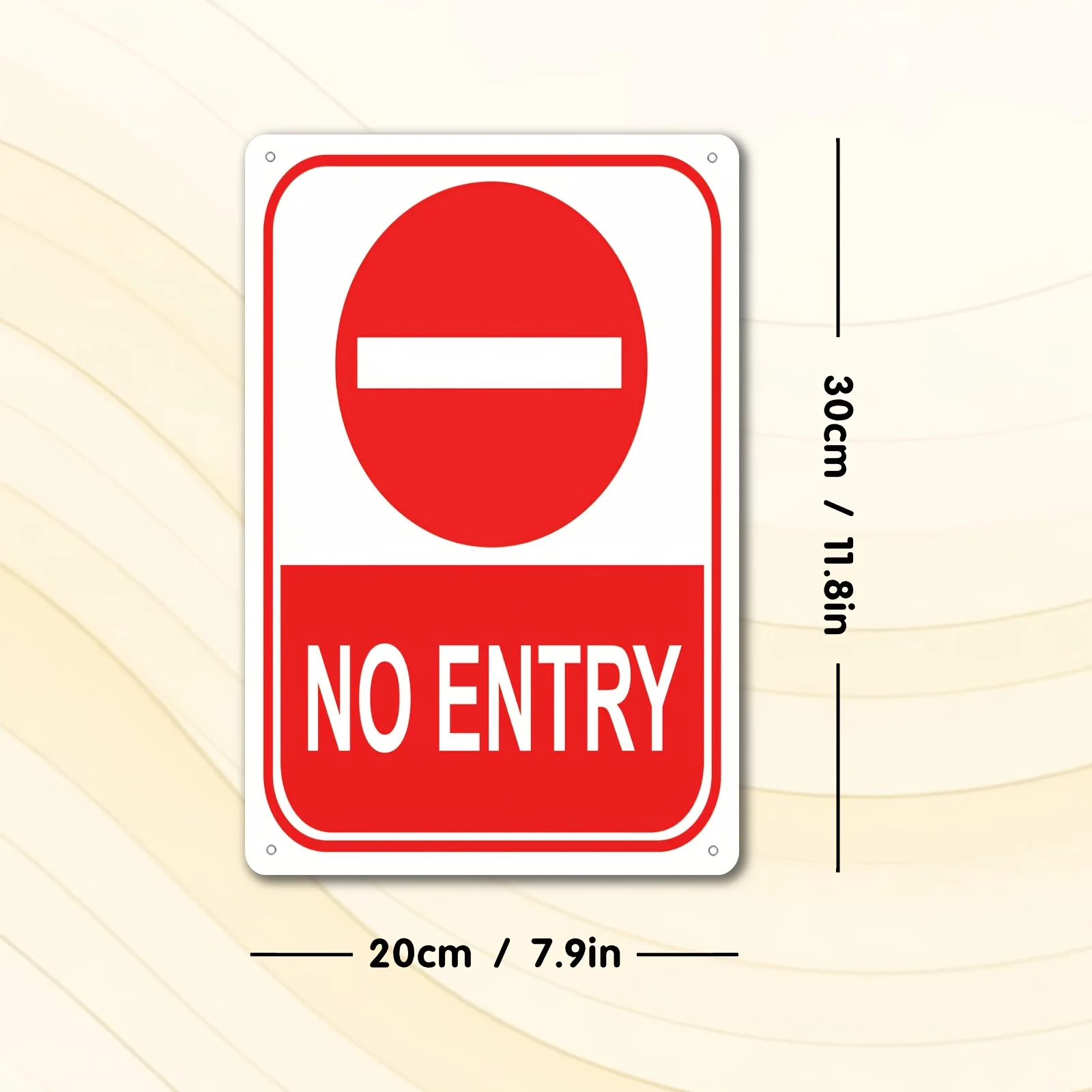 2D Flat, 2D Plane - 2D Plane 2D Plane - [2D Plane] 1-Pack Sign Plaque, Marked 
