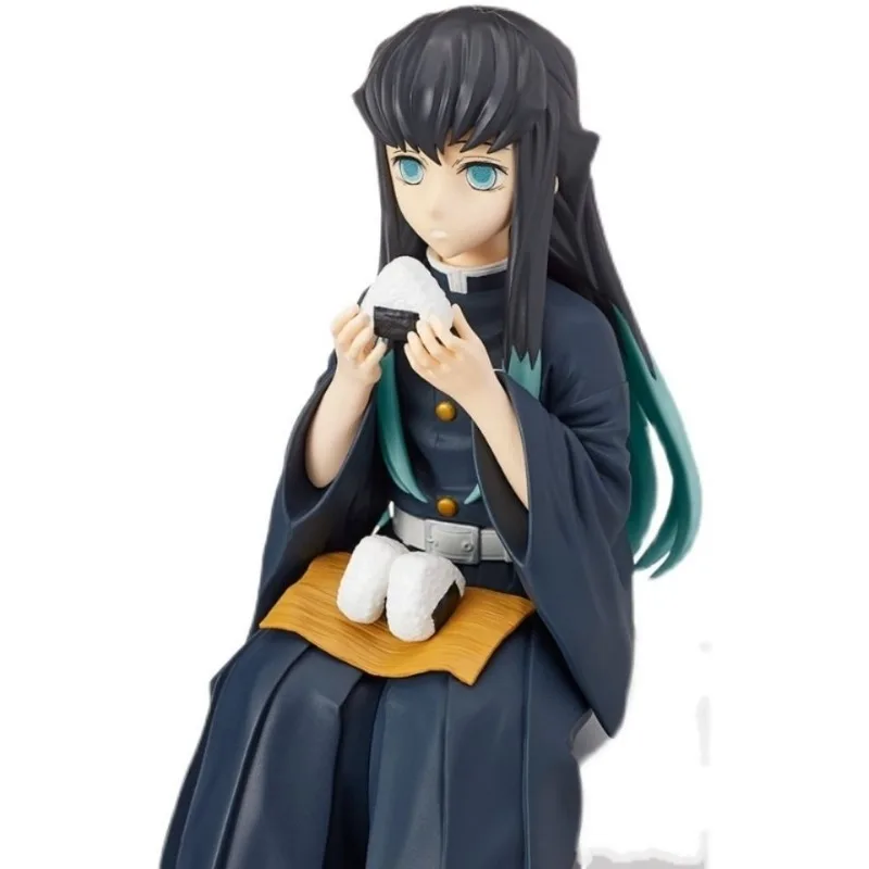 Oryginalna figurka anime Demon Slayer Tokitou Muichirou z Bandai Banpresto SEGA, zestaw posiłków, gadżety Pixiv, modna zabawka do zabawy.