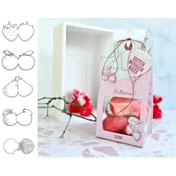 2025 New Arrival Fruit Series Metal Cutting Dies And Stamps For Scrapbooking Photo Album Decorative Embossing Diy Paper Cards