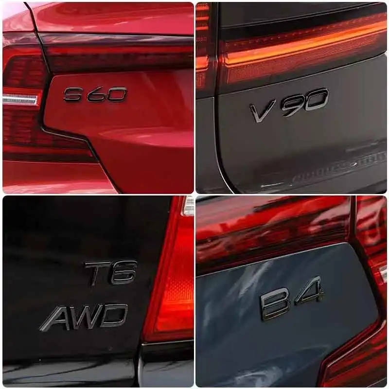 2018-2024 car sticker For Volvo XC60 car window trim black samurai set black bright stripCar accessories