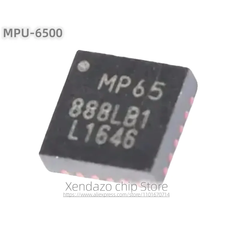 5pcs/lot MPU-6500 MPU6500 Silk screen printing MP65 QFN-24 package Original genuine 6-axis acceleration sensor chip