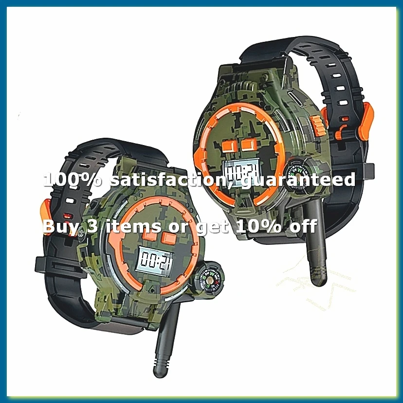 ●2PCS Rechargeable Walkie Talkies for Kids,Two-Way Radio Talky with Flashlight and Compass,100 Meter Transmission