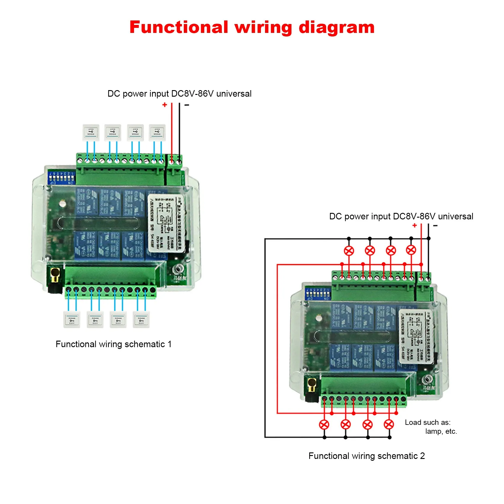 무선 RF 리모컨 스위치, 모터 조그, 자동 잠금 인터록, 분배 박스 제어 스위치-D, 12V, 24V, 48V