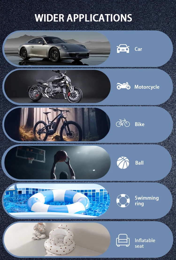 SXLL  Mini Cordless Auto Parts Tire Inflator Portable Air Compressor Car Tire Inflator Car Air Pump